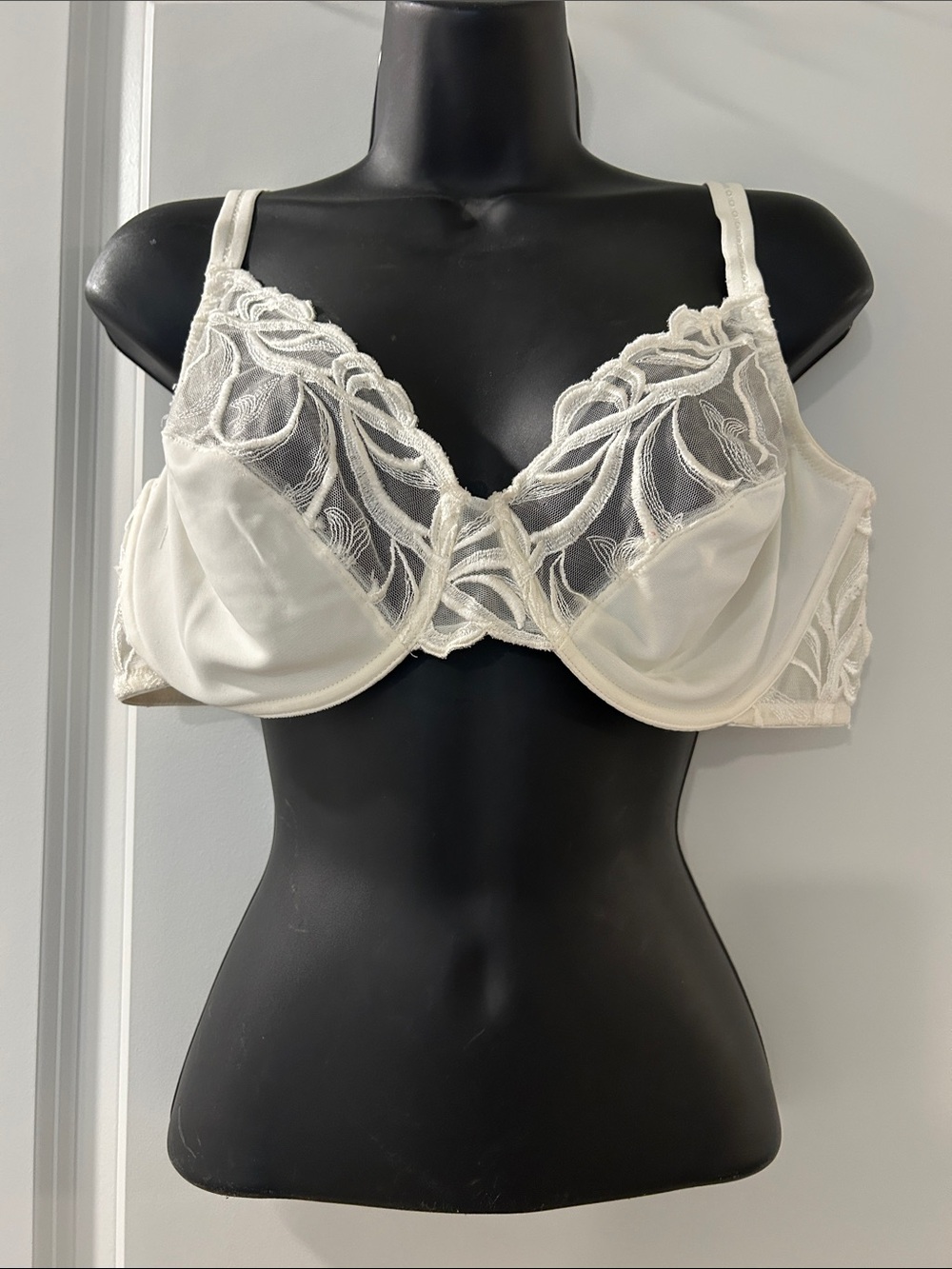 LILYETTE Classic Lace Underwire Bra - Ivory